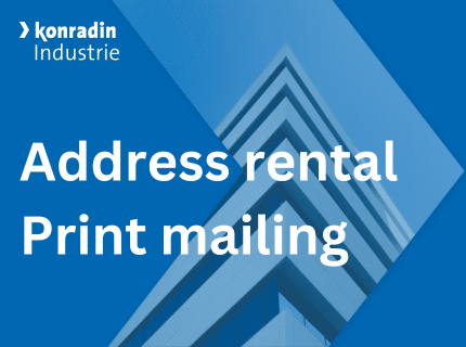 The Cover for the Address rental Print mailing