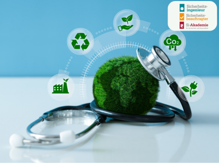 Diese KI-generierte Illustration visualisiert die Websession „Climate Change and Health“, ein digitales B2B Event und Online Webinar für Fachpublikum. Das Bild eignet sich ideal zur Bewerbung von Maßnahmen zur Leadgenerierung, B2B Direktmarketing, Leadmanagement und Kontaktmanagement im Rahmen von digitalen Events, Fachveranstaltungen und B2B Webinaren. Optimal für die Ansprache neuer Leads und nachhaltige Leadgenerierung auf digitalen Plattformen.